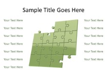 Download puzzle 13 c green PowerPoint Slide and other software plugins for Microsoft PowerPoint